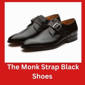 The Monk Strap Black Shoes