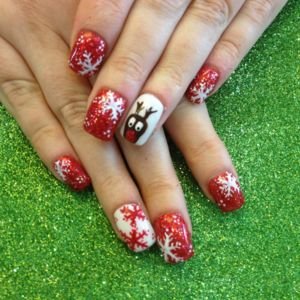 CHRISTMAS RED NAIL POLISH