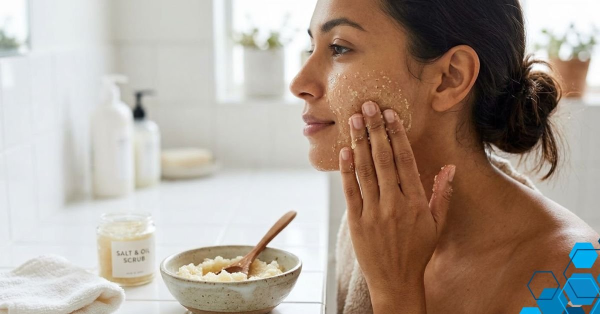 The salt not only treats unwanted hair but also proves excellent for skin health.