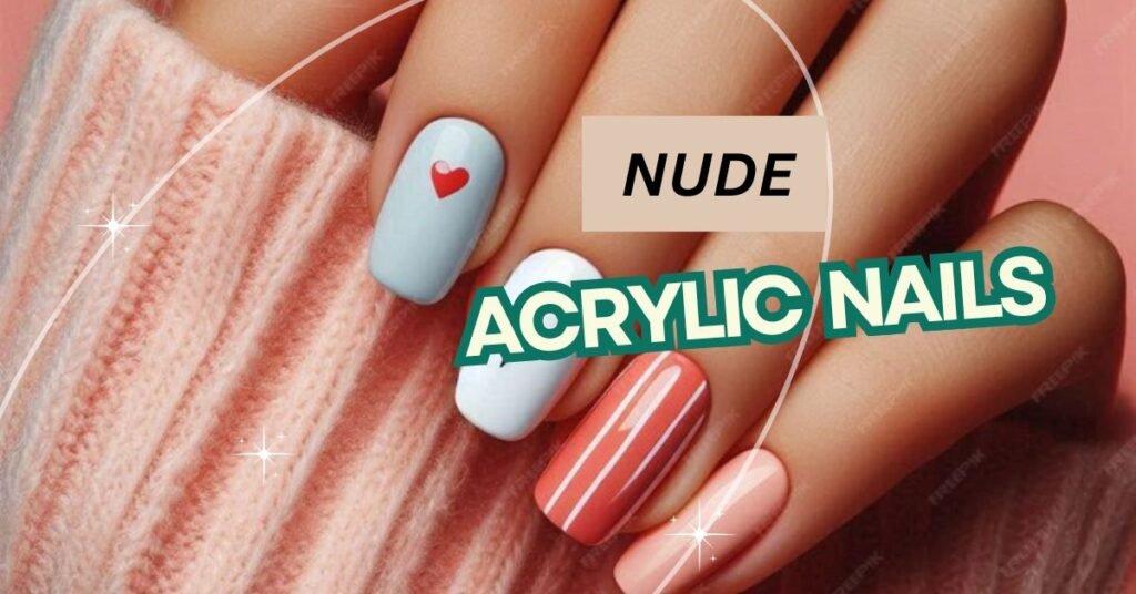 NUDE ACRYLIC NAILS