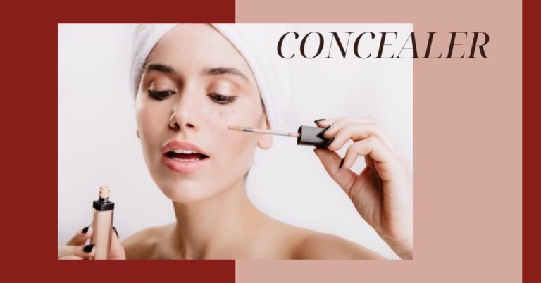 concealer provides a smooth canvass