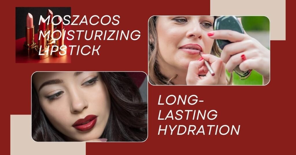 Moszacos Moisturizing Lipstick fulfils the very purpose of finishing touches of beauty. 