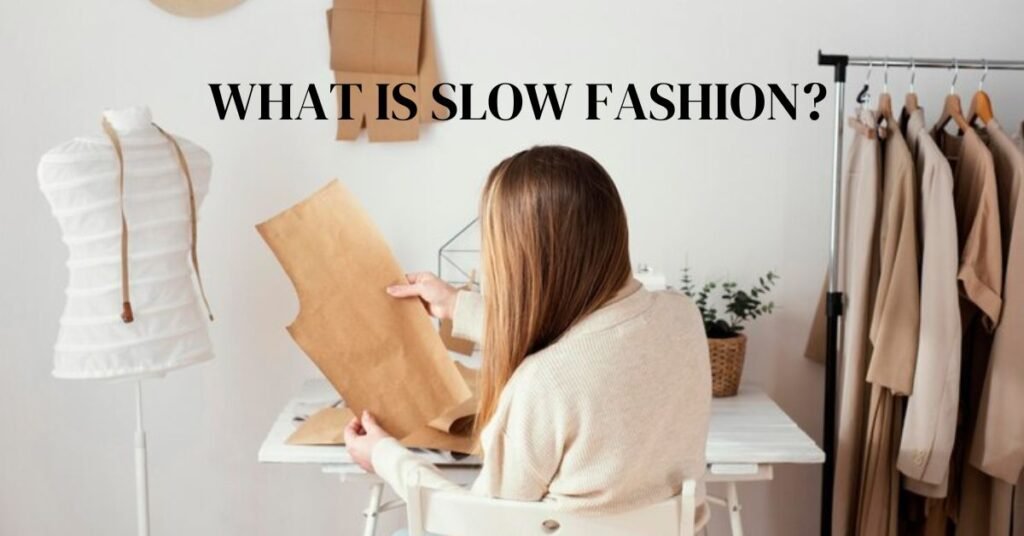 Slow fashion or lowsumerism is a movement that emerges in reaction to fast fashion which has many negative aspects.