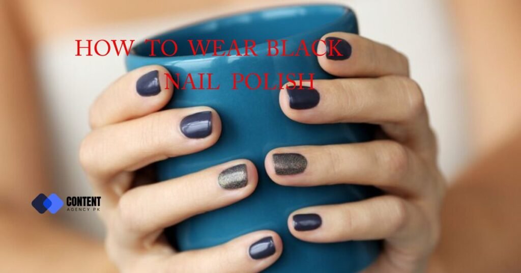 Black nail polish exudes a distinctive tone of individuality; it doesn’t work like other shades do. 